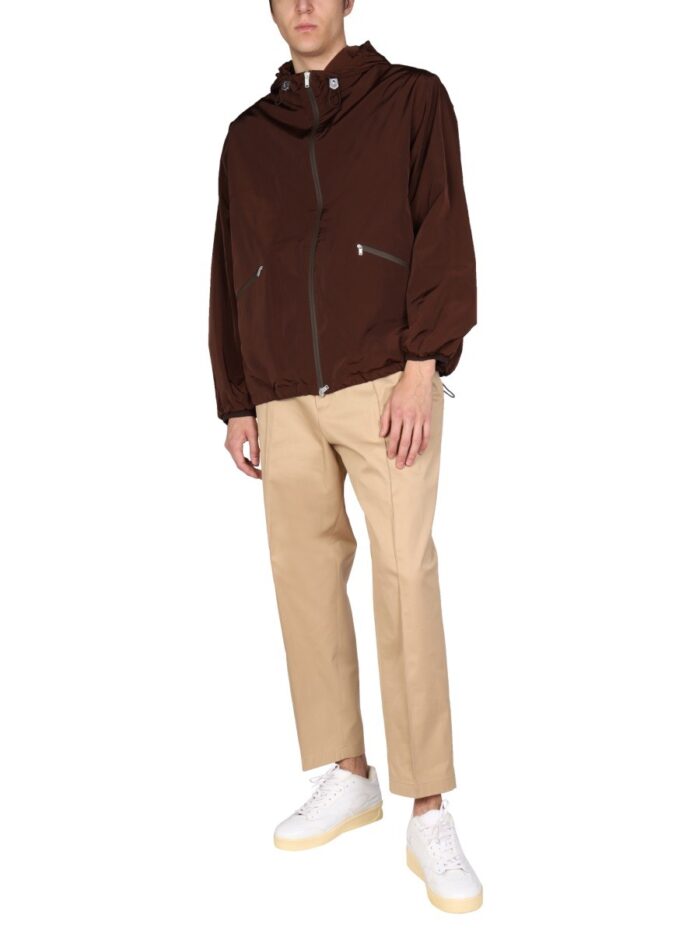JIL SANDER HOODED WINDBREAKER