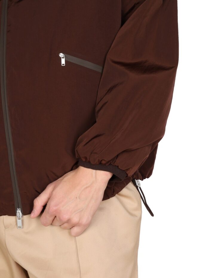 JIL SANDER HOODED WINDBREAKER