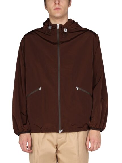 JIL SANDER HOODED WINDBREAKER