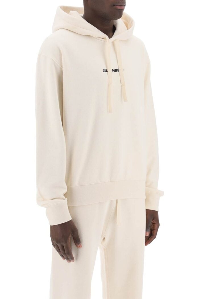 JIL SANDER Hoodie With Logo Print