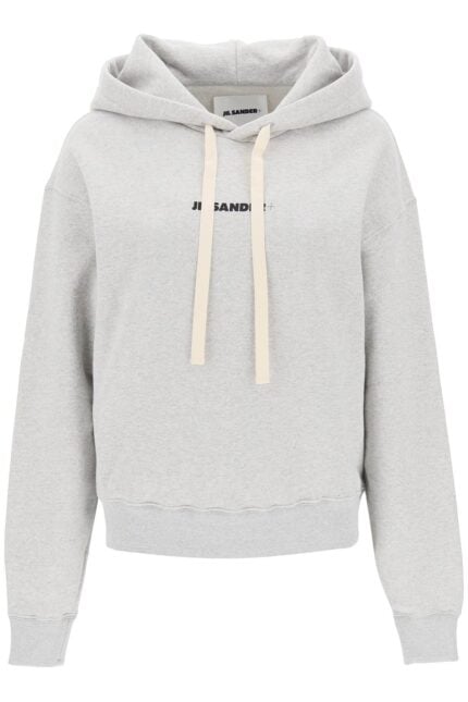 JIL SANDER Hoodie With Logo Print