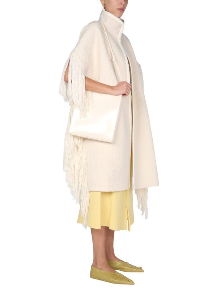 JIL SANDER JACQUARD CAPE