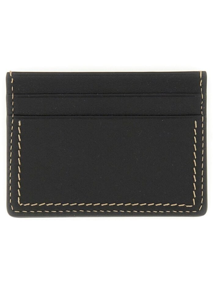 JIL SANDER LEATHER CARD HOLDER