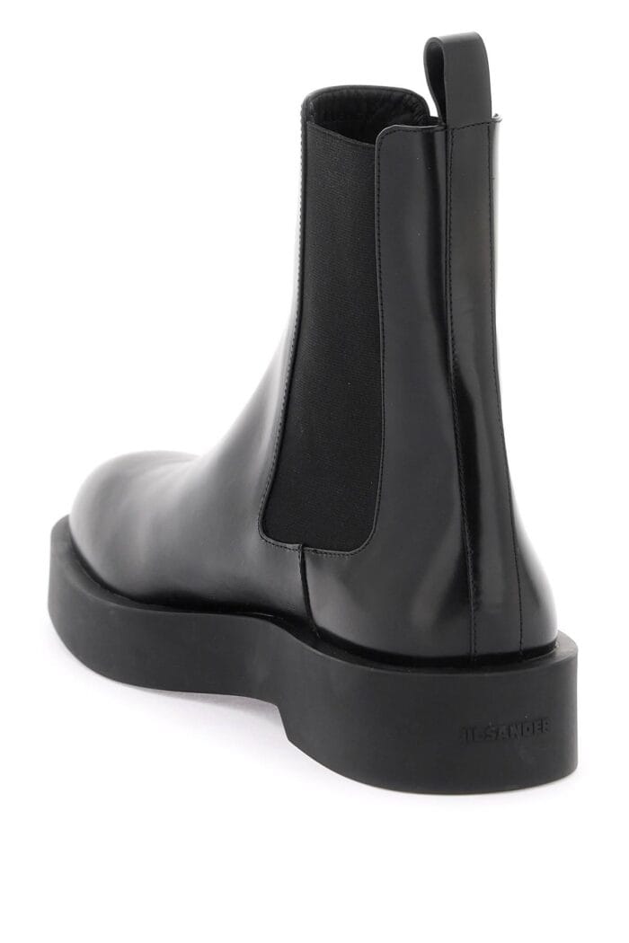 Jil Sander Leather Chelsea Boots