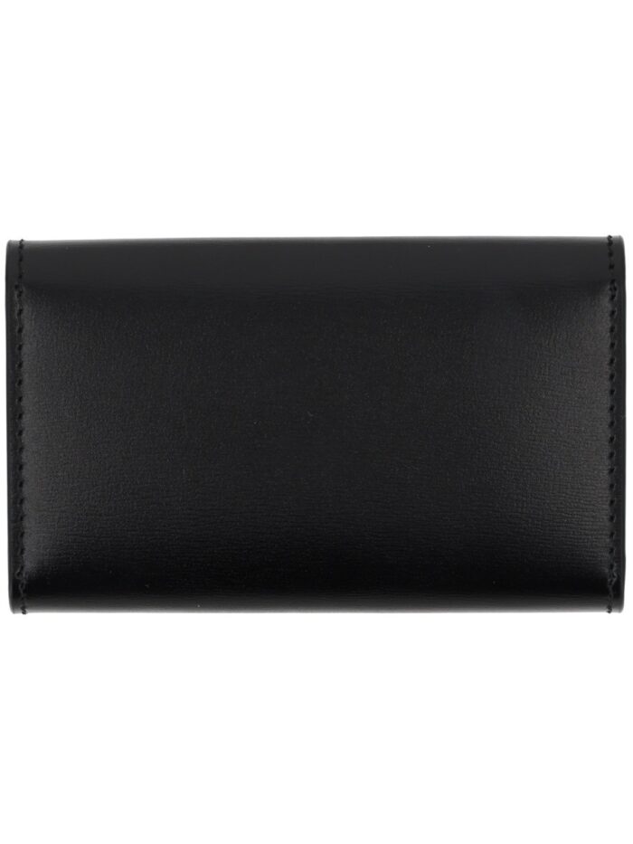 JIL SANDER LEATHER KEYCHAIN CLUTCH BAG
