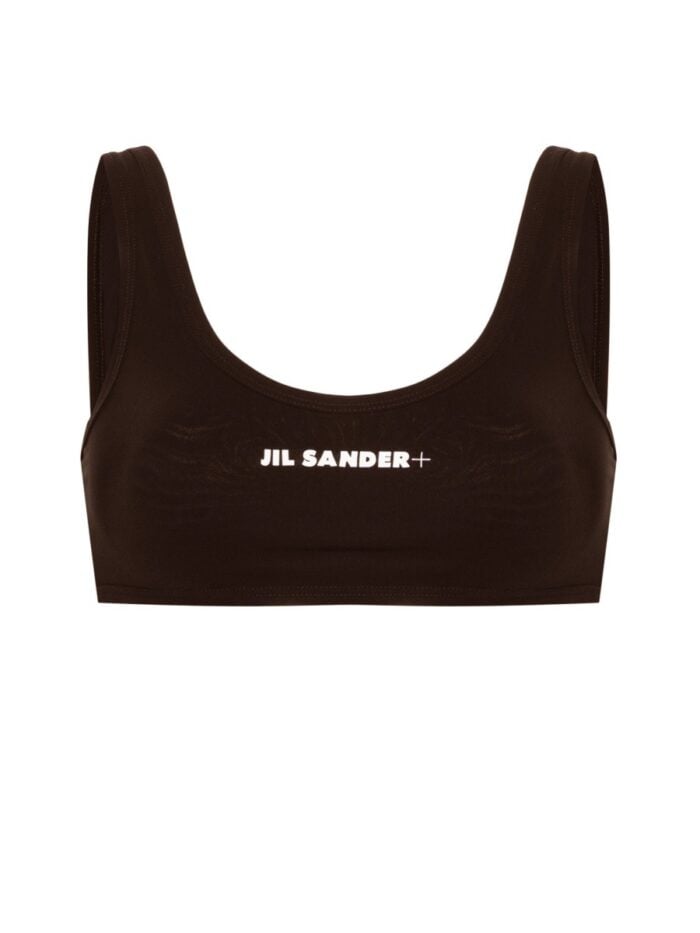 JIL SANDER LOGO BIKINI TOP