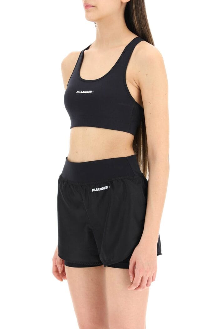 JIL SANDER Logo Sports Bra