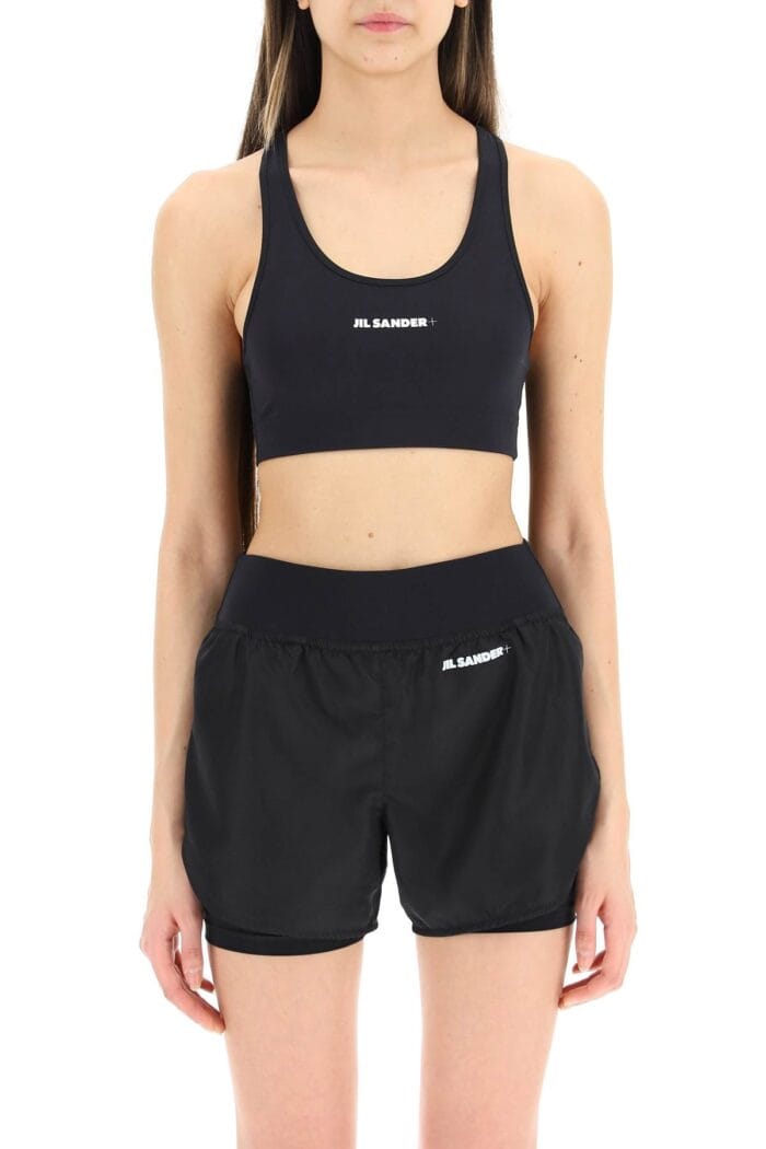 JIL SANDER Logo Sports Bra