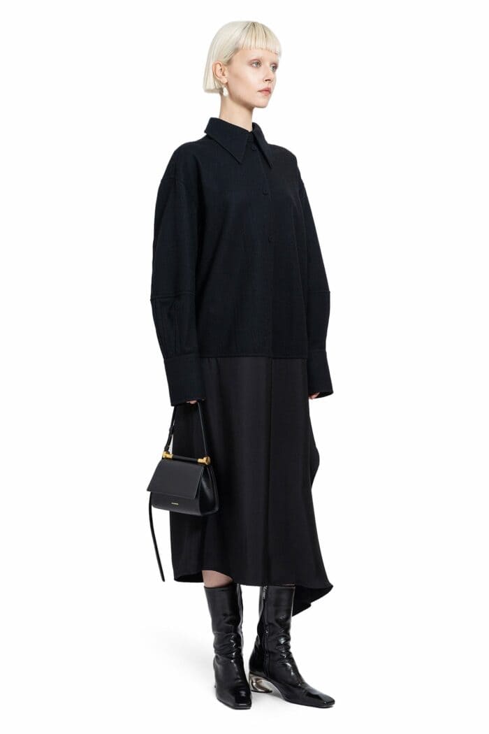 JIL SANDER Long Sleeve Shirt Dress