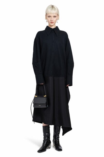 JIL SANDER Long Sleeve Shirt Dress