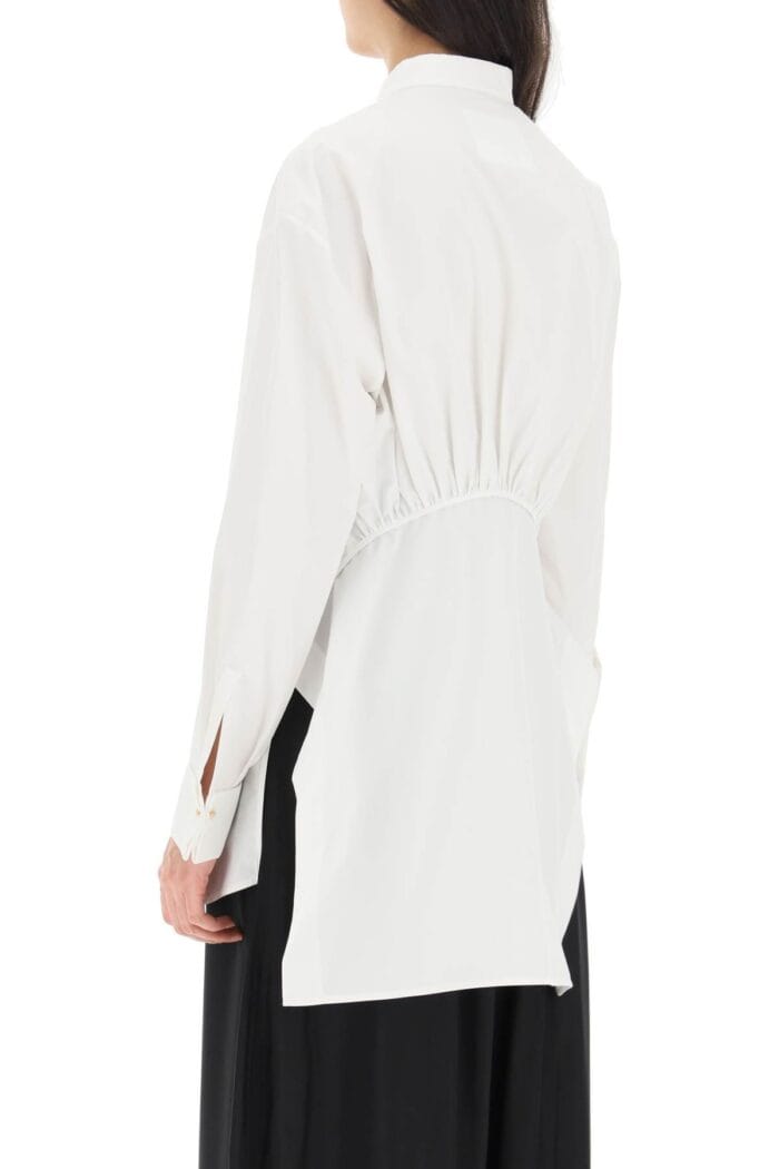 Jil Sander Long-sleeved Shirt With Plastron