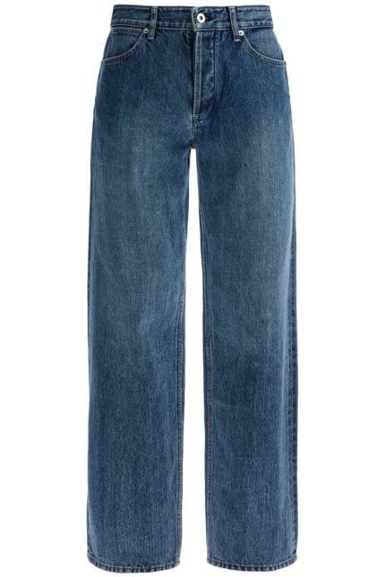 JIL SANDER Loose Fit Straight Cut Jeans