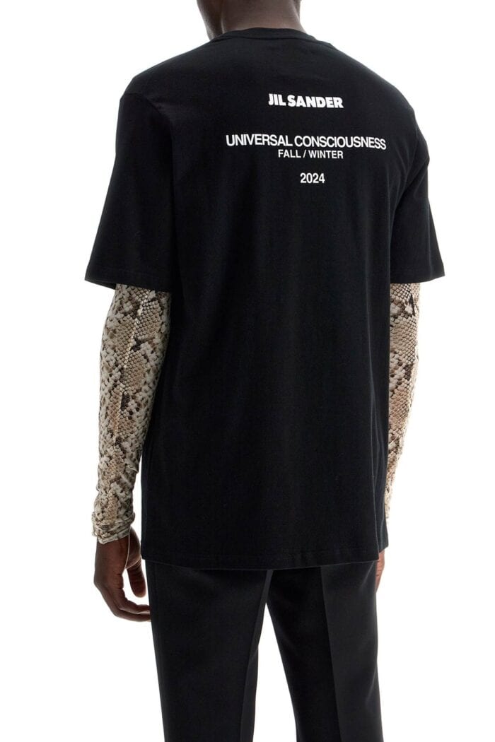 JIL SANDER Loose T-shirt With Lettering