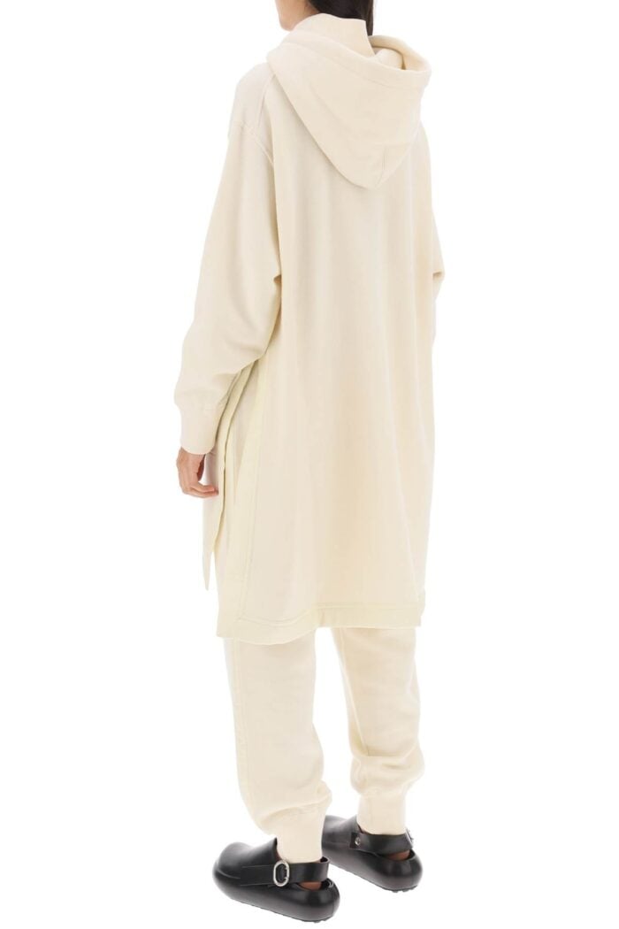 JIL SANDER Maxi Wool-cotton Hoodie