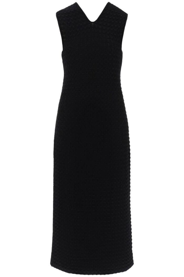 JIL SANDER Midi Dress In Openwork Knit