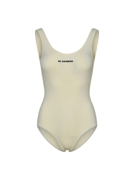 JIL SANDER ONE PIECE SWIMSUIT WITH LOGO