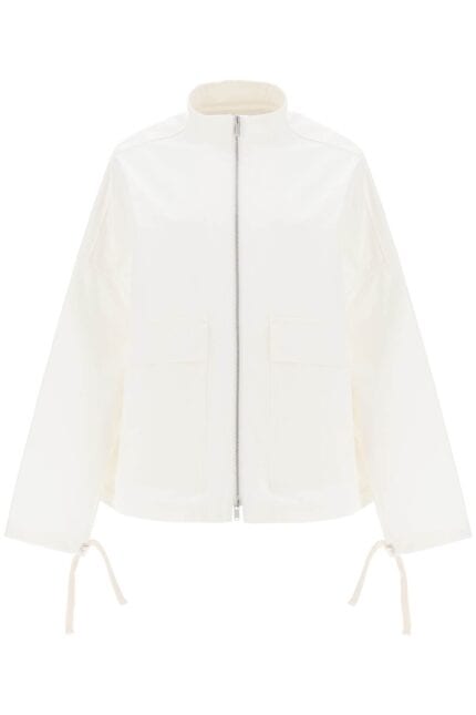 JIL SANDER Oversized Blouson Jacket In Canvas