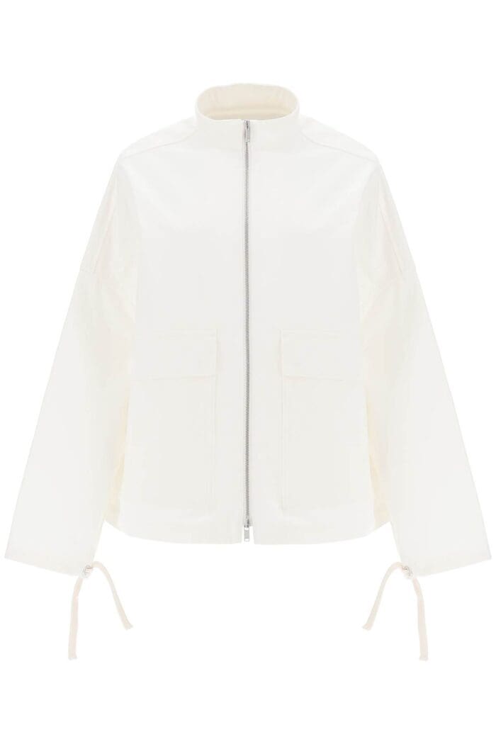 JIL SANDER Oversized Blouson Jacket In Canvas