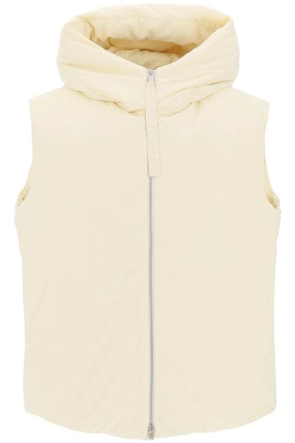 Jil Sander Oversized Hooded Down Vest