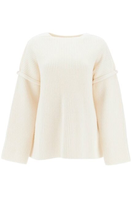 JIL SANDER 'oversized Ribbed Knit Pul