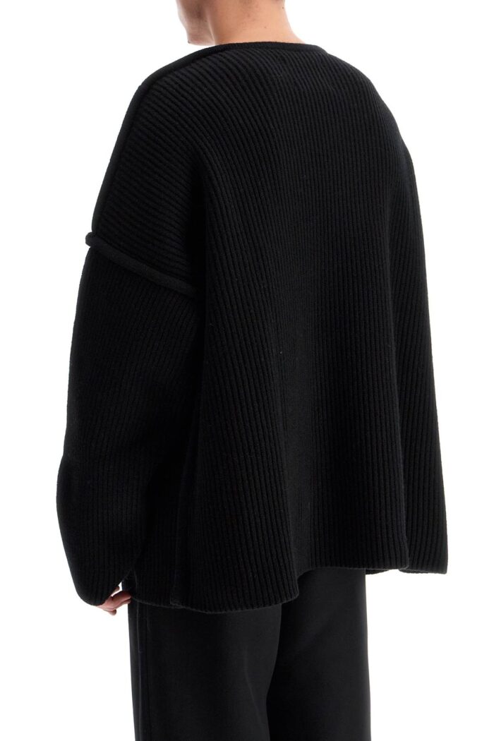 JIL SANDER "oversized Ribbed Wool Pul