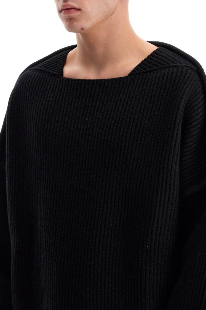 JIL SANDER "oversized Ribbed Wool Pul