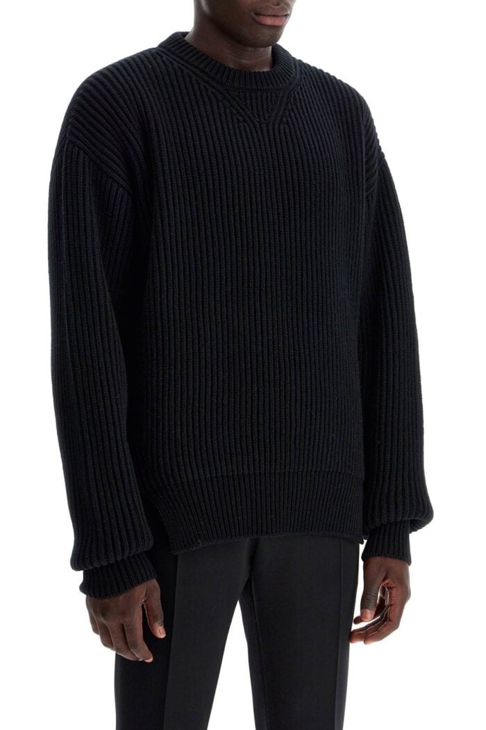 JIL SANDER "oversized Ribbed Wool Pul