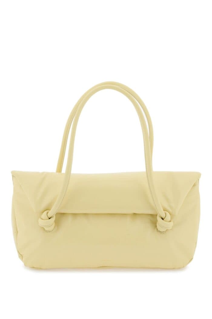 JIL SANDER Padded Leather Shoulder Bag