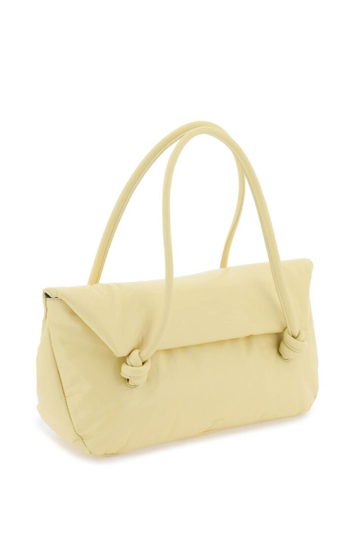 JIL SANDER Padded Leather Shoulder Bag