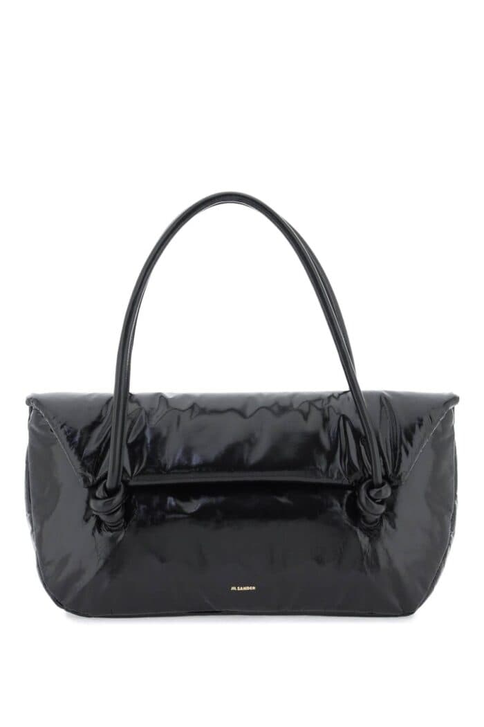 JIL SANDER Padded Leather Shoulder Bag