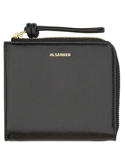 JIL SANDER PORTACARTE IN PELLE
