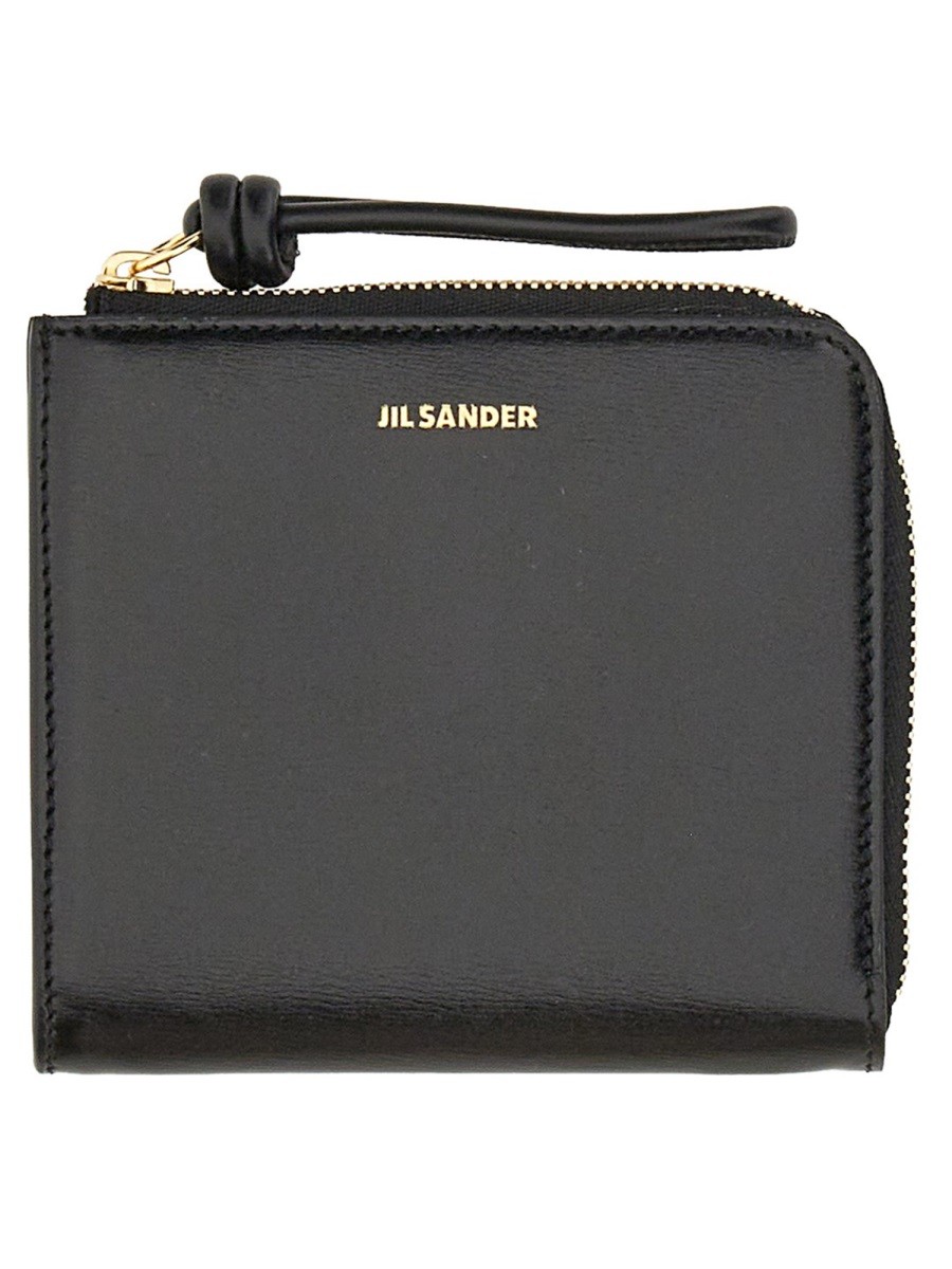 JIL SANDER PORTACARTE IN PELLE