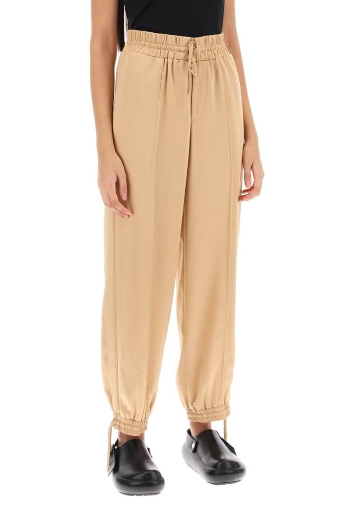 JIL SANDER Satin Drawstring Pants