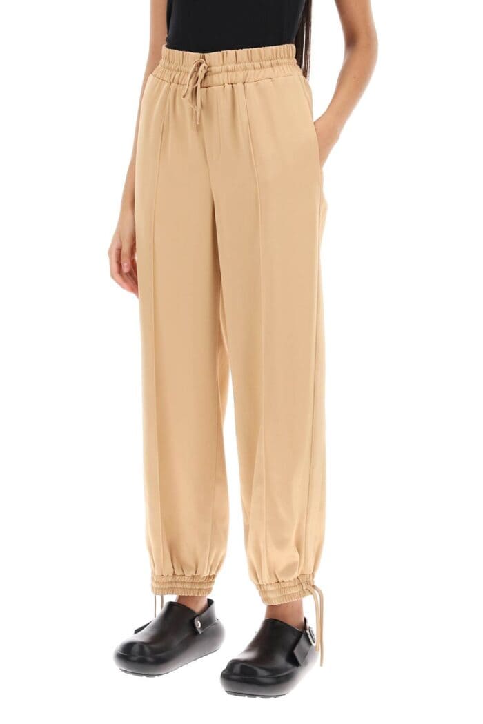 JIL SANDER Satin Drawstring Pants