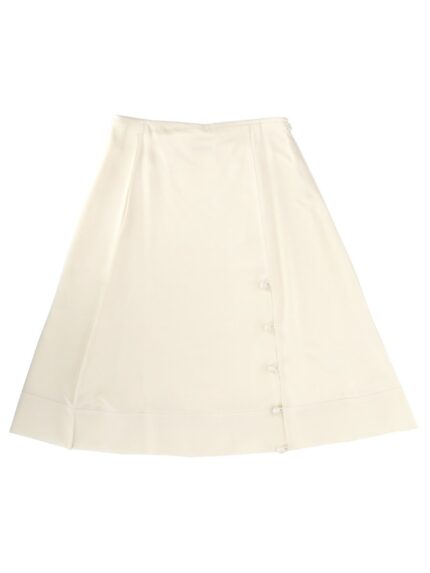 JIL SANDER SATIN MINI SKIRT