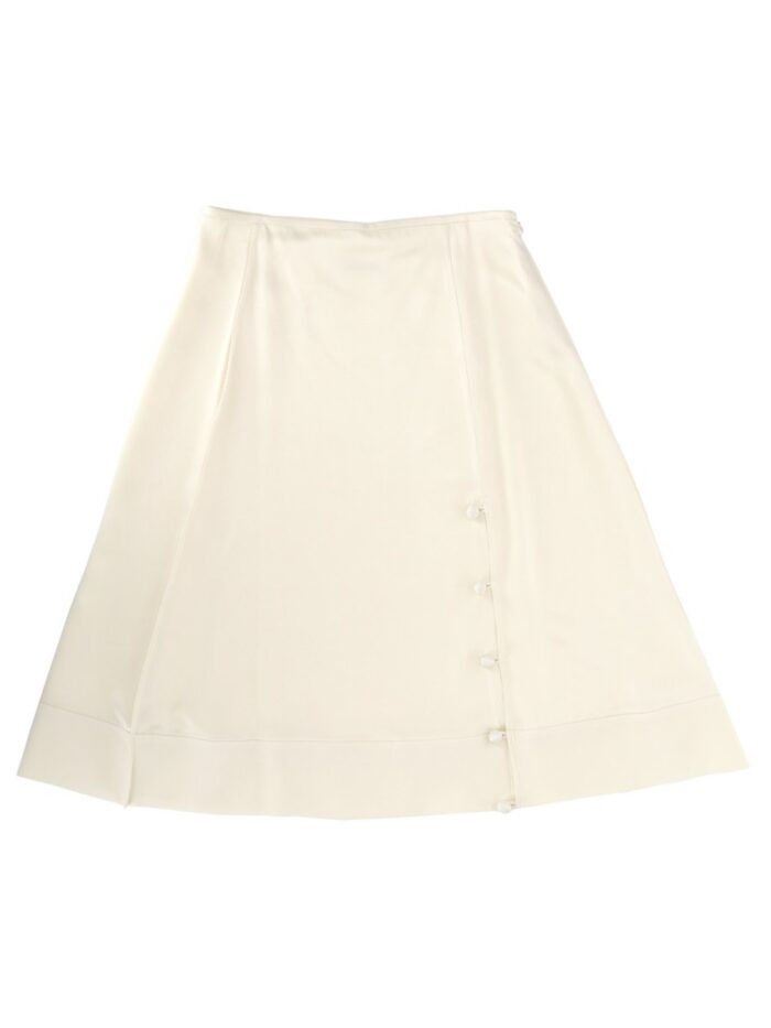 JIL SANDER SATIN MINI SKIRT