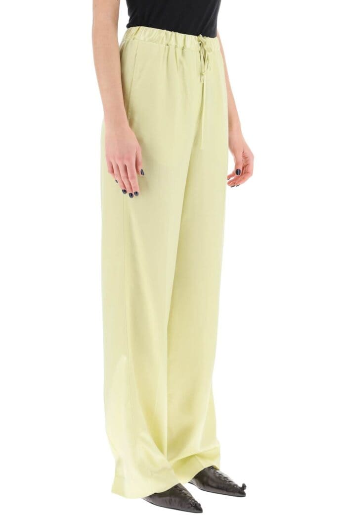 Jil Sander Satin Wide Leg Pants