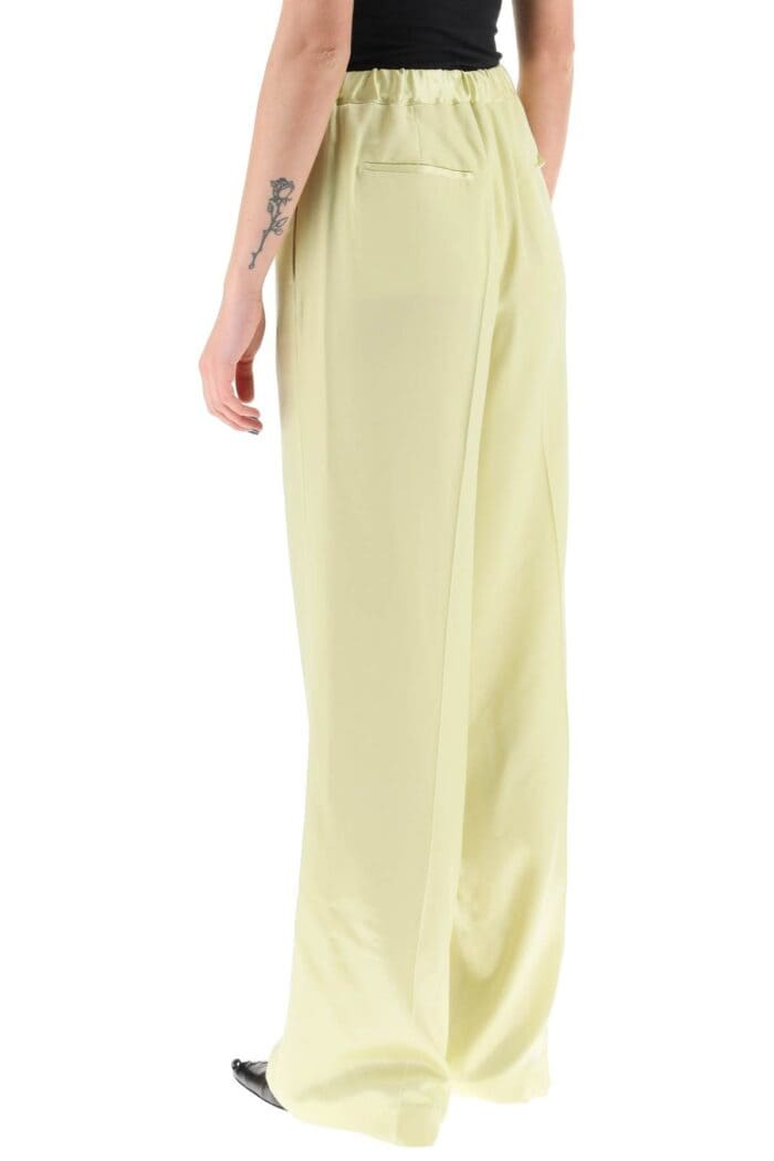 Jil Sander Satin Wide Leg Pants