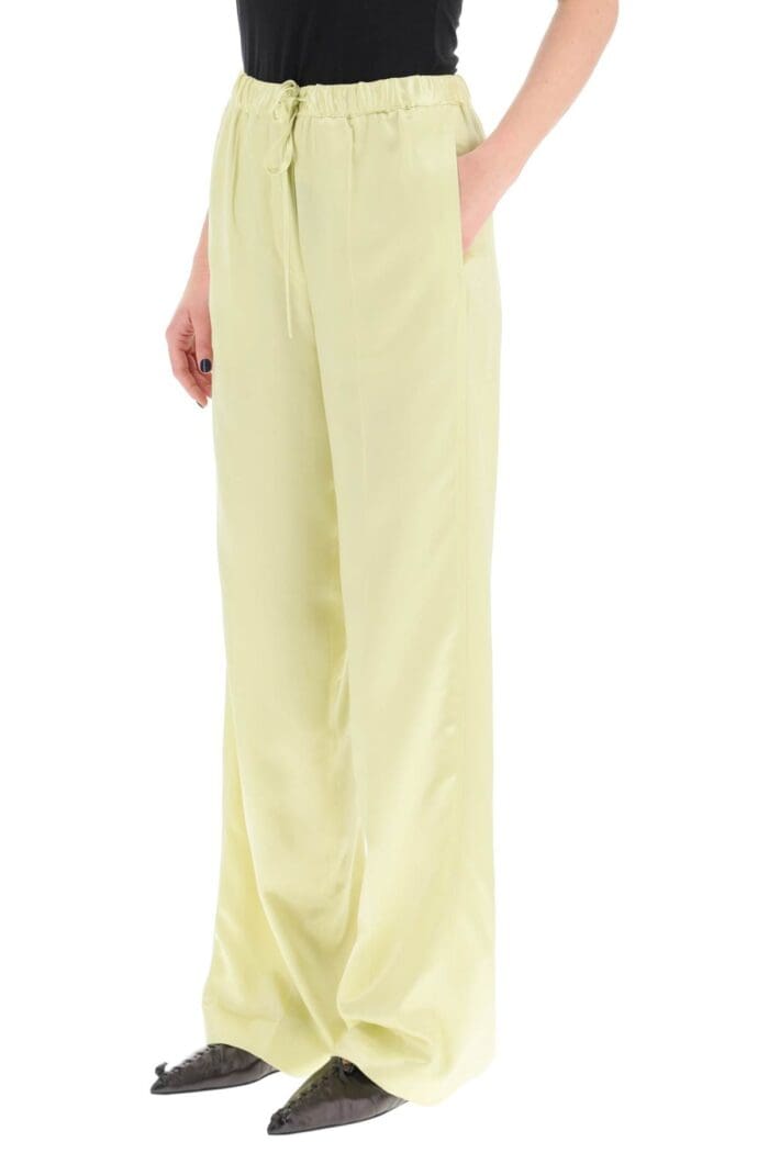 Jil Sander Satin Wide Leg Pants