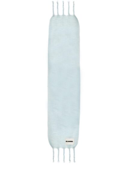 JIL SANDER SCARF WITH LOGO