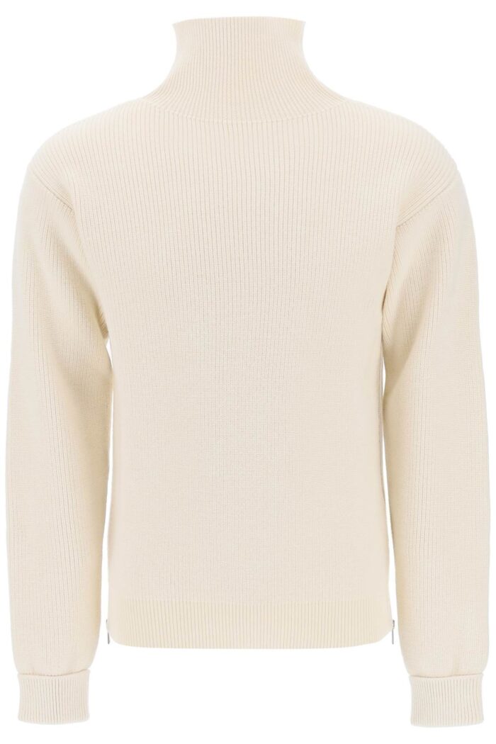 JIL SANDER Side Zip High Neck Sweater