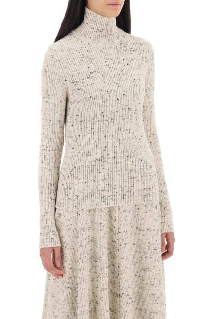 JIL SANDER Speckled Wool Sweater