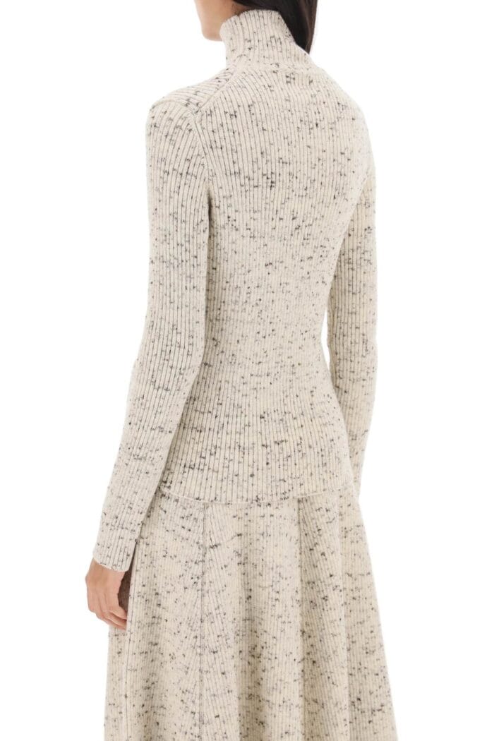 JIL SANDER Speckled Wool Sweater