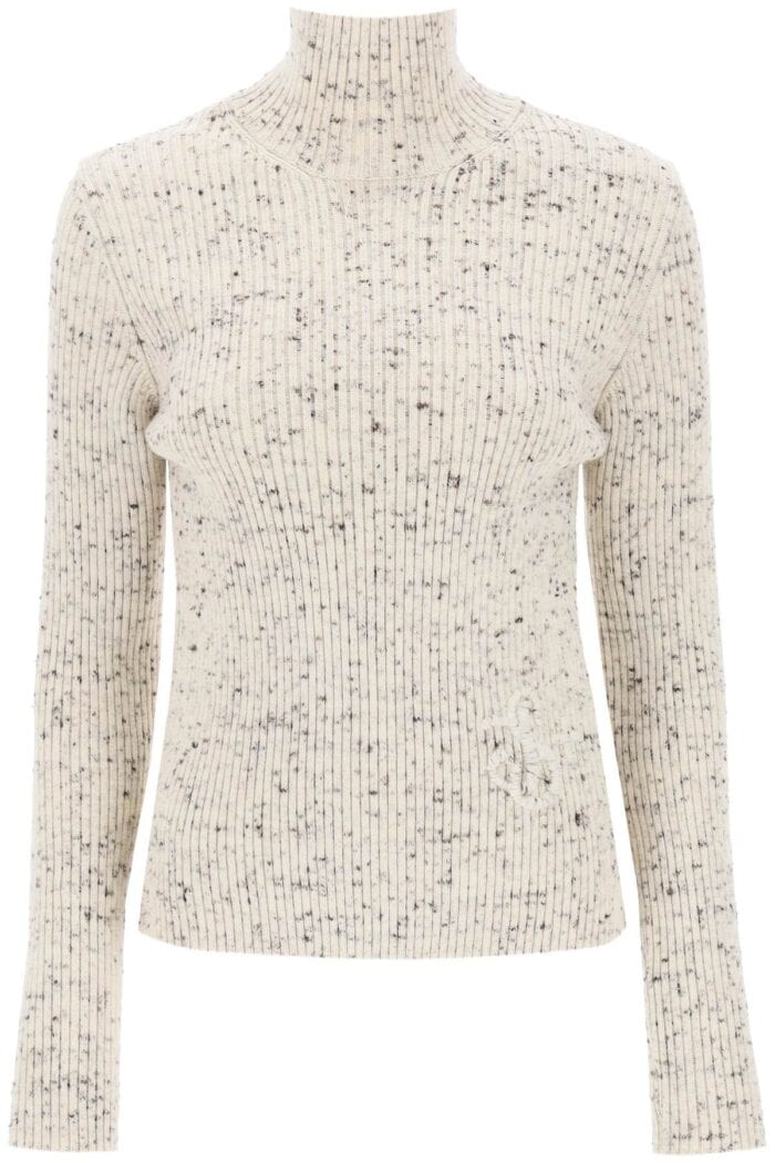 JIL SANDER Speckled Wool Sweater