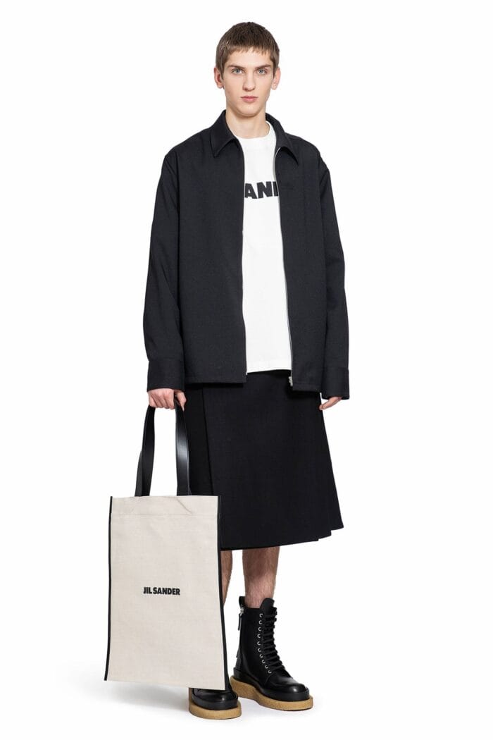 JIL SANDER Stampa Dig Border Book Tote