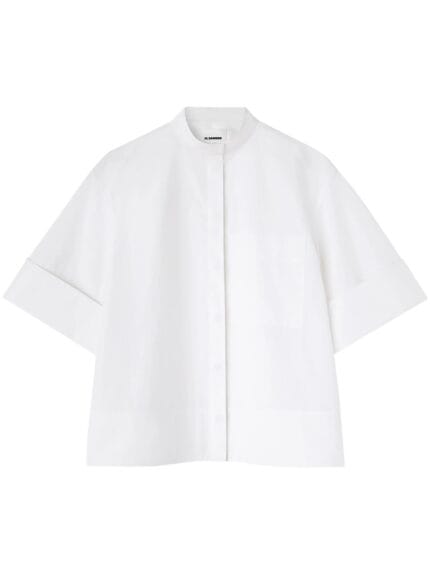 JIL SANDER Stand-up Collar Shirt