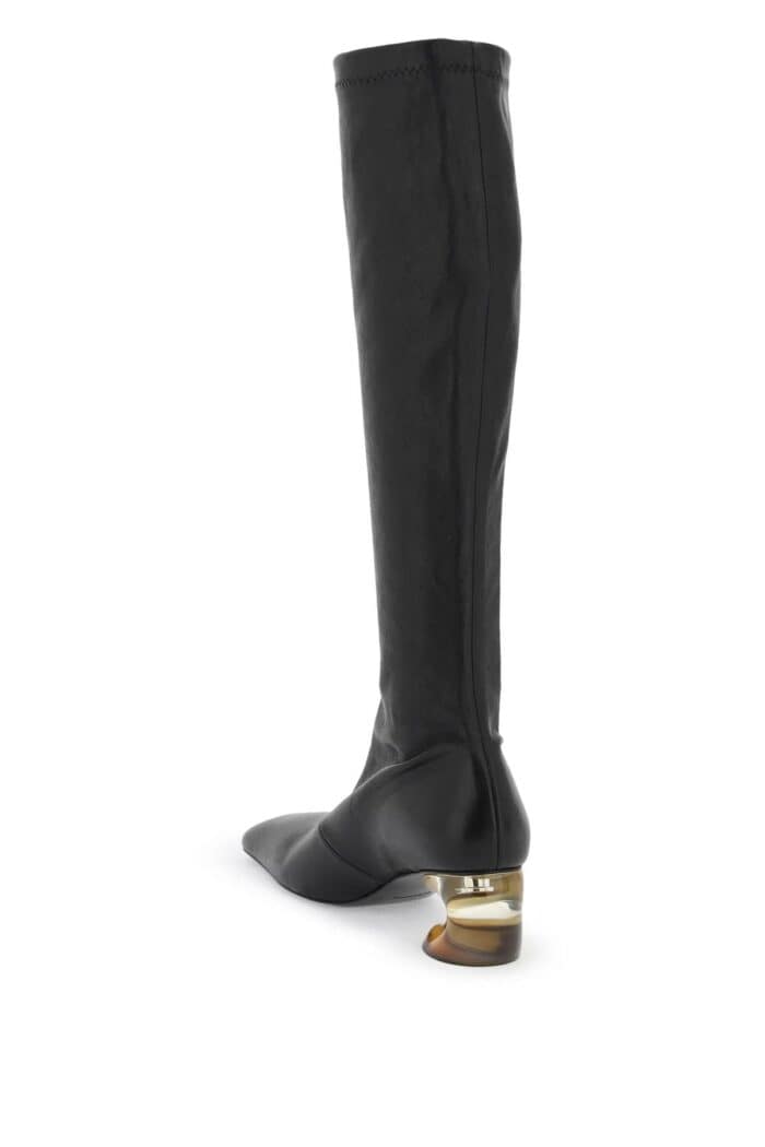 JIL SANDER Stretch Leather Boots