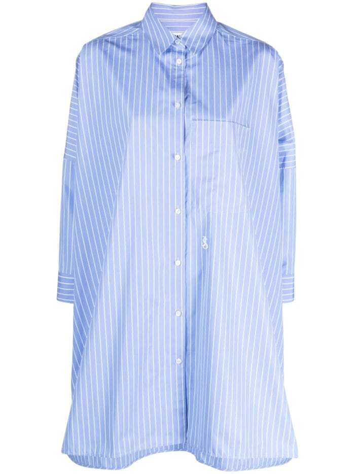 JIL SANDER Striped Cotton Shirt