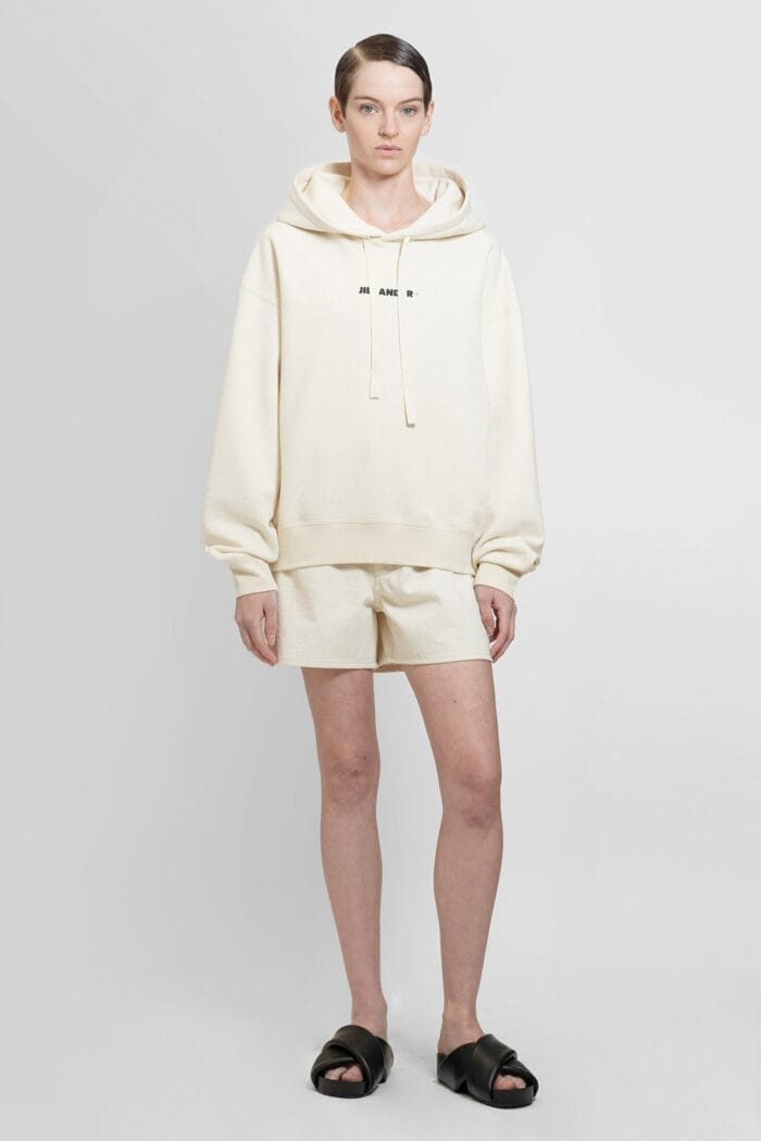 JIL SANDER Sustainable Cotton Logo Sweatshirt