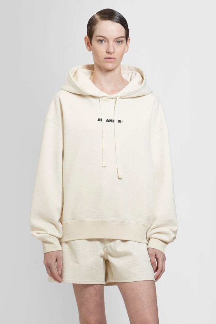 JIL SANDER Sustainable Cotton Logo Sweatshirt